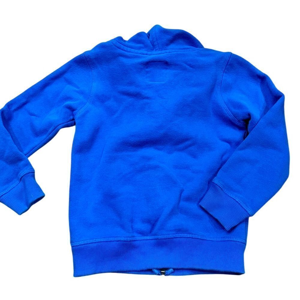 Nautica Boys Sz M 5/6 Blue Zip Up Hoodie - Picture 2 of 5